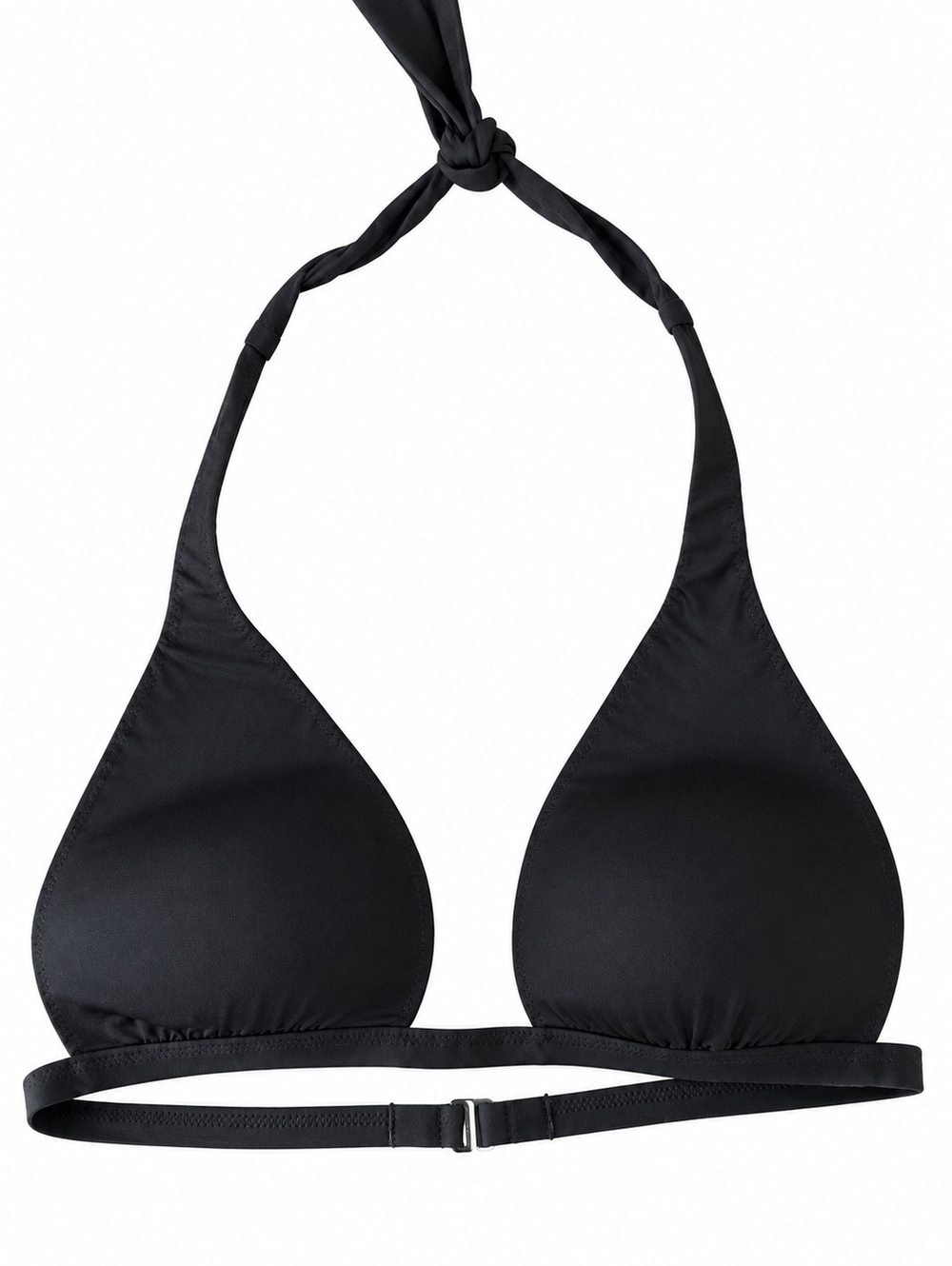 Vintage Victoria’s Secret IPEX Black Halter Bikini Top 34C VS Swim